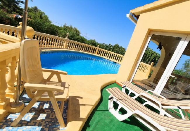 Вилла на Дения / Denia - Villa Canoa-3-d vistas al mar , piscina MT003