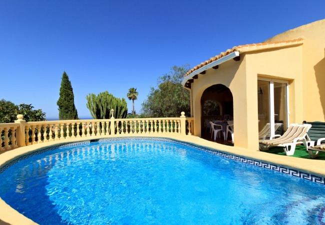 Вилла на Дения / Denia - Villa Canoa-3-d vistas al mar , piscina MT003